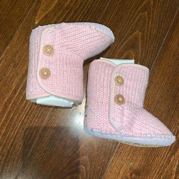Ugg kids baby Purl Boot Bootie Pink 0/1 XS - Picture 3 of 8